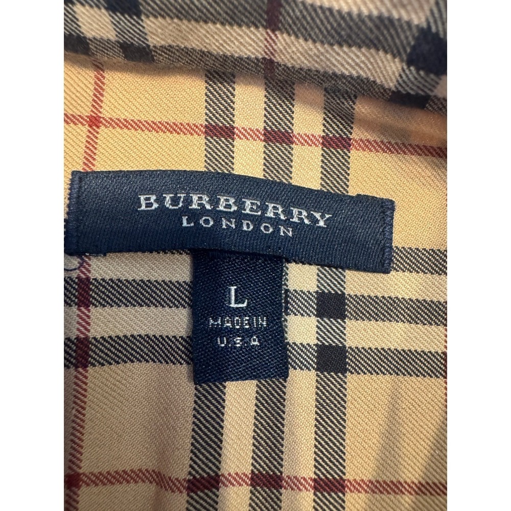 Burberry London Nova Check Button Down Dark equestrian moody - Picture 3 of 16